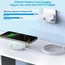 Magnetic Wireless Charger for iPhone 16 15,1Pack 6FT 15W Apple Fast Mag-Safe Charger,with USB C Fast Charging Block Adapter for iPhone 16/16 Pro/Pro Max/15/14/13/12/Plus/Pro/Pro Max,AirPods 3/2/Pro 2 (White)