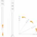 180Rotating Electrical Outlet Extender Stick,Features USB-A USB-C 2 AC Outlets,Use Behind Couches,Nightstands,Desks,More