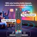 V3 Plus Voice Remote Control, Replacement Compatible with vSeeBox V3 Plus V3 Pro Smart Bluetooth Voice Remote Control