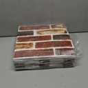 3D Wall Panels Brick Peel and Stick 26.7"x13.4"-10 PCS - Gray Faux Bricks Self Adhesive Waterproof Wall Decor Outdoor - Foam Walls Panel Faux Stone Tile for Backsplash Fireplace Kitchen Decorative