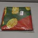 ROCKY&CHAO Christmas Garage Door Cover with Sparkling Night-Time Effect, 6x13ft Red & Green Holiday Banner for Single/Double Garage, Outdoor Christmas Decorations, Weather-Resistant Polyester Fabric