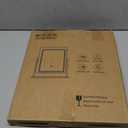 PRIMETEK Vanity Mirror with Lights, 16"x14" Large LED Lighted Makeup Mirror, Hollywood Makeup Mirror, Touch Screen, 3-Color Lighting, 5X Magnification, for Vanity Desk Tabletop, Bedroom, Black