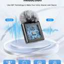 Mini Wireless Lavalier Microphone for iPhone, iPad, Android Phone, Noise Reduction Plug and Play Magnetic Clip on Lapel Mic for Video Recording Podcast Vlogging