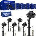 JC Whitney JFBAJCWICK00285 6pcs Ignition Coils & 6pcs Iridium Spark Plugs Kit - Compatible with Mercedes-Benz ML350 2012-2015 - 3.5L Cyl.6
