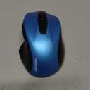 TECKNET Wireless Mouse, 2.4G Ergonomic Optical Mouse, Computer Mouse for Laptop, PC, Computer, Chromebook, Notebook, 6 Buttons, 24 Months Battery Life, 2600 DPI, 5 Adjustment Levels - Azure