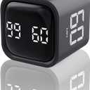 EooCoo Digital Timer College School Supplies, Gravity Pomodoro Cube Rotation, Countdown Productivity Kitchen Timer 5/10/30/60 Mins for Meeting, Back to School Gift, ADHD Tools, Office Desk Decoration