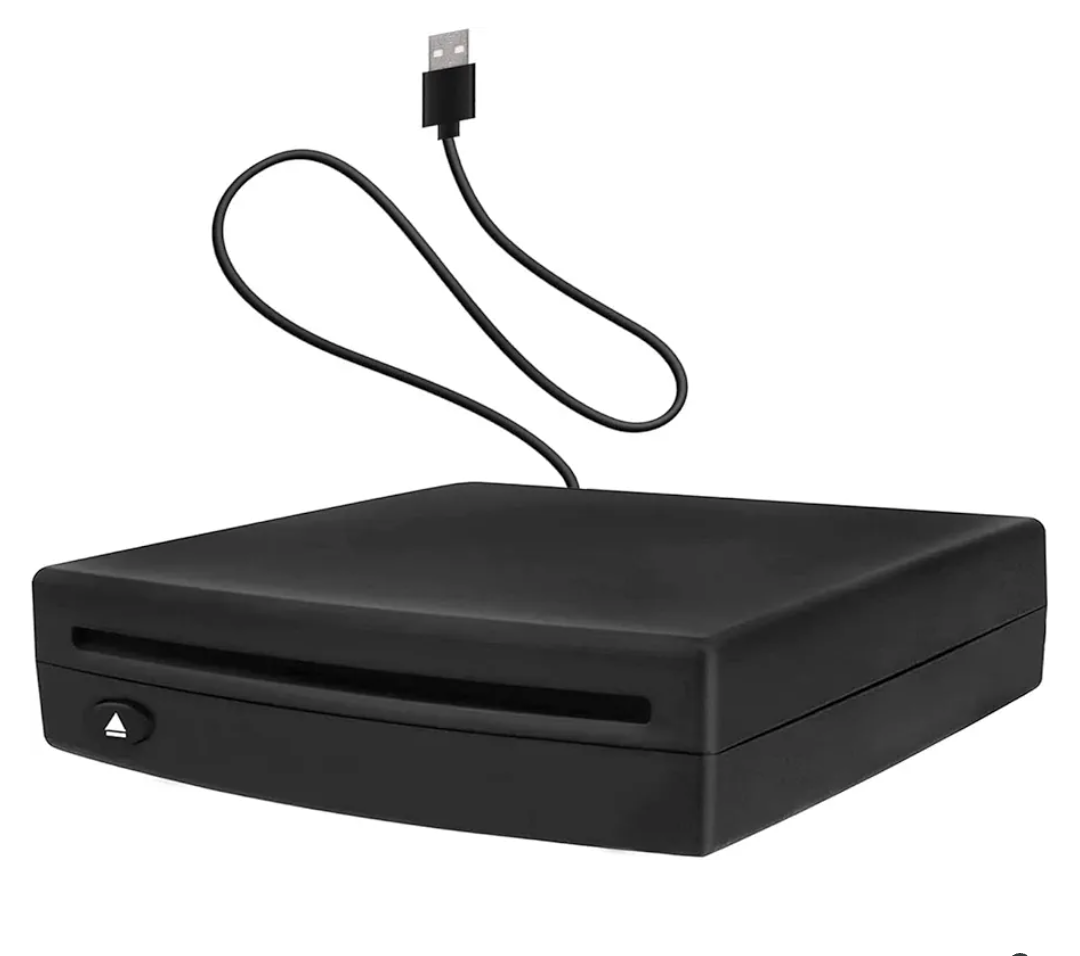 External USB Car Universal CD Player,Vehicle CD Player for Car via USB Radio Connection Portable CD Player for Car Android Navigation with USB Port-Plug and Play