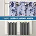 H.VERSAILTEX 2 Pack Spring Tension Curtain Rods 36-60 Inch Lightweight Tensions Rods Securely in Place, Easy to use/Install for Kitchen/Bathroom/Wardrobe, Durable Sturdy Rods, Nickel