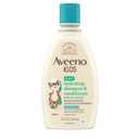 Aveeno Kids 2-in-1 Hydrating Shampoo & Conditioner, Gently Cleanses, Conditions & Detangles Kids Hair, Formulated With Oat Extract, For Sensitive Skin & Scalp, Hypoallergenic, 12 fl. oz