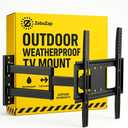 ZeboZap ZZTVA8044 Outdoor TV Mount | Weather Proof - Mount on Vinyl Siding, Stucco, Brick and Stone for Patio, Backyard | Holds 154lbs Upto 75" TV