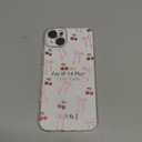 ZTOFERA for iPhone 14 Plus Case Clear,Cute Love Heart Ribbon Bow Tie Aesthetic Phone Case,Transparent Trendy Slim Soft Shockproof Protective Phone Cover for Women Girls,Peach Pink
