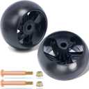 KOOTANS 2 Pack Mower Deck Wheels for Husqvarna 532174873 589527301, for Craftsman MTD AYP 174873 133957 532133957 734-3058, for Cub Cadet 753-04856A, Fit for most 42" 46'' 48'' 50" 52'' and 54" Decks