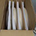 Metflavor Stoneware Dinnerware Sets for 4, 12-Piece Scratch Resistant Plates and Bowls Set, Dishwasher and Microwave Safe Ceramic Dishes Set, Ribbed, Sculpted Dune