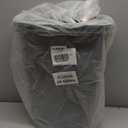 Amazon Basics Rectangular Commercial Office Wastebasket, 10 gallon (Pack of 2), Grey