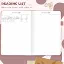 Clever Fox Reading Journal  Book Review Log  Gift Accessories for Reading Lover  Book Journal for Kids & Adults  A5, 5.8x8.3 (Dusty Pink)