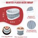 12 Pcs Womens Winter Set Beanie Hat Neck Warmer Touchscreen Gloves Earmuffs, Warm & Comfort Cold Weather Gifts for Women (Black, white, gray)