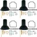 4-Pack Carb Repair Kits Carburetor Rebuild Kit with Diaphragm Replacement for Honda Nighthawk 750 CB750 1991-2003