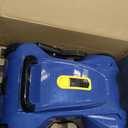 LanOcean Cordless Automatic Pool Cleaner Robot, Efficient Pool Vacuum Robot w/Self-Parking, 120Min Runtime, Auto Debris Removal, Ideal for Daily Maintenance of Flat Above Ground & Inground Pools-Blue