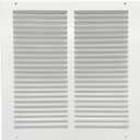 Rocky Mountain Goods Air Return Grille - Heavy Duty Steel with Premium Finish - Includes Full Installation kit - Louvered Design - Paintable Vent Cover - Matte White - Consistent air Flow (12" x 12")