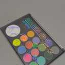 UCANBE Face Body Paint 18 Colors, Water Based Face Painting Kit with Large White Black & Neon Glow UV Facepaint SFX Makeup Palette for Halloween Party Costume Cosplay & Stage Make Up (Imagination Buzz Palette)