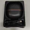 Mini Straightener, Portable Electric Hair Straightener Brush 30s Heating, Rechargeable Hot Comb, Cordless Straightening Comb for Travel, with 3 Temperature Settings (Black)