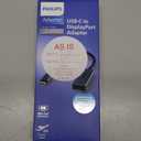 Philips USB C to DisplayPort Adapter, [8K UHD @ 60Hz 4K HD @ 144Hz] Type C USB C Adapter 32.4 Gbps Data Transfer Speed for MacBook Pro MacBook Air, iPad Pro, XPS 15/13, Spectre, Surface, SWL9753S/37