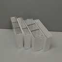 Desk Organizer with 9 Drawers, 4 Tier Plastic Stackable Storage Drawers for Desk Storage, Office Stationary Makeup Organizer Suit for Home, Office and School (White)