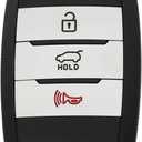 Key Fob Case Replacement Key Fob Cover fit for Kia Forte Koup NIRO Optima Rio Sorento NIRO Soul Sportage Smart Key Fob Shell