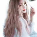MGRANDE Wig Premium Line Active Top Stylist Produce 6 Items Set Inner Color Line Women's Original Wig Semi-Long Small Face Effect Pink Gragegra DY42A