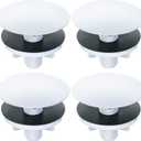 WILLBOND 4 Pieces Kitchen Sink Hole Cover Faucet Cap Kitchen Sink Tap Hole Plate Stopper Cover Blanking Metal Plug