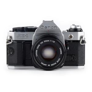Canon AE-1 Program 35mm SLR Film Camera Kit 50mm MF Lens