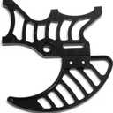 TOFR Dual Brake Caliper Mount Disc Protector for SUR-RON Light Bee X for Segway X160 X260 for Talaria XXX/Talaria Sting MX3 / R MX4 for Eride pro ss (Black)