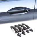 Exterior Door Handle Cover Trim for Honda Pilot 2016-2022 / Honda Ridgeline 2017-2024, 4PCS Car Outside Door Handle Protector Accessories ABS Material (Matt Black)