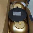 2 Pack Gold Led Cordless Table Lamps Rechargeable,Cordless Touch Lamp Battery Operated-Waterproof-for Outdoor Patio/Restaurants/Home/Dinner