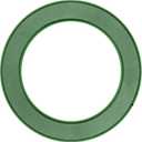 Yardwe Floral Foam with Sucker, 16.5 Inch Round Floral Wet Foam Ring with Reusable Base for DIY Flower Arrangement, Fresh & Silk Flowers, Wedding Car Decoration, Green