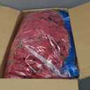 Jefuzh 50 PCS Fake Red Roses, Artificial Red Flowers Bulk Realistic Silk Faux Rose with Stems for Wedding Decoration Anniversary Bridal Bouquet DIY Floral Arrangement Romantic Home Decor Gifts