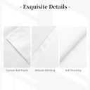 Boho Valances for Windows - Blue White Snowflake Cafe Curtains Winter Snow Short Curtains for Living Room Bathroom Bedroom Basement