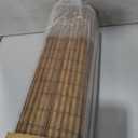 UNISHADES Cordless Bamboo Roman Shades for Windows, Blinds Size (35.5" W 64" H) Colour (Highfield Teak)