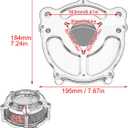 Motorcycle Air Filter Cleaner Intake Filter System Kit