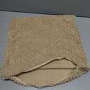 Kevin Textile Throw Pillow Covers Soft Corduroy Decorative Set of 1 Boho Striped Pillow Covers Pillowcases Farmhouse Home Decor for Couch Bed Sofa Living Room Beige