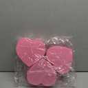 Wesiti 6 Pcs Small Heart Shaped Boxes with Window Valentine's Day Gift Boxes Plastic Storage Container for DIY Projects Presents Candy Jewelry Mother's Day Gifts (Pink)