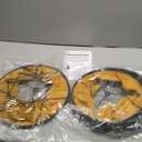 GOSO Black Lamp Shades Set of 2 Large Drum Lampshades -12x14x10 inch (Spider) Foldable Lamp Shade for Floor Lamps Table Lamp Natural Faux Silk Lampshade Replacement Rustic Shade-Easy Assembly