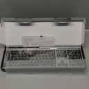 CHESONA Wireless Keyboard and Mouse Combo, Wireless Rechargeable Full Size Mulit-Device (BT 5.0+3.0+2.4G) Keyboard Mouse Combo for Mac OS/iOS/Windows/Android (Silver Black)