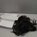 BARSDAR Short Wavy Black Wig with Bangs - Short Black Wavy Wigs for Women - Soft Synthetic Textured Curly Chic French Bob Wig with Face-Framing Bangs Natural Looking Daily Party Halloween