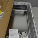 Stainless Steel Cat Litter Box XL for Big Cats, High-Sided Design Prevents Urine Leakage, Non-Stick, Easy to Clean, Includes Scoop, Gray