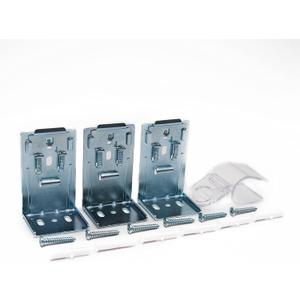 Universal Replacement, L-Shaped Metal Blinds mounting Brackets, Mountings Brackets for Vertical Blinds 42 mm, 1.65 inch (3 Pack)