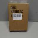 PUPTECK No Pull Dog Harness for Large, Adjustable Reflective Dog Harness with Handle Easy Control, Comfortable Soft Padded Pet Vest Harness for Large Dogs, Black L