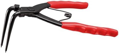 Toolwiz Snap Ring Pliers Heavy Duty, Internal Retaining Ring C Clip Circlip Pliers 90 Degree for Trucks Motorcycles Cars, Red