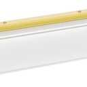 LED Bathroom Light Fixtures Over Mirror 24.4 Vanity Light with Milky White Lampshade 4000K Daylight Gold Bath Bar (Gold)
