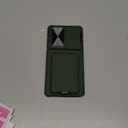 SSLOTSCASE for Samsung Galaxy S25 Ultra Case with Card Holder & Camera Cover Stand & Slide Lens Cover, Multifunctional Rugged Wallet Phone Case Cover for Galaxy S25 Ultra 6.9'', Green